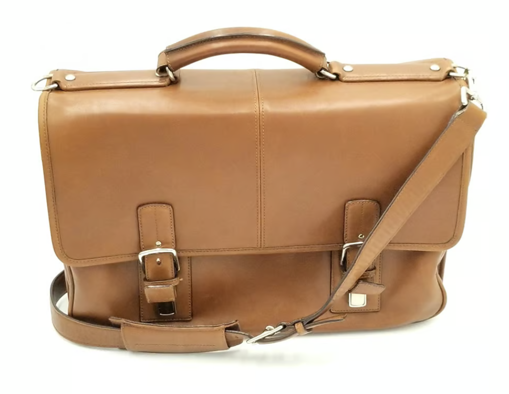 Coach Vintage Thompson Saddle Brown Briefcase/Laptop Bag With
