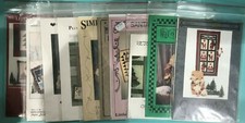 Christmas Quilt and Craft Pattern Lot of  10 New Old Stock - All Listed