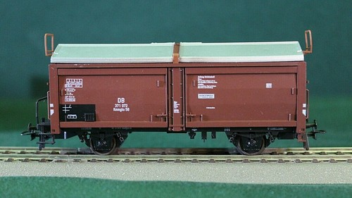 KLEINMODELLBAHN 3243 - Carro Merci a tetto spiovente | Zustand: Usato