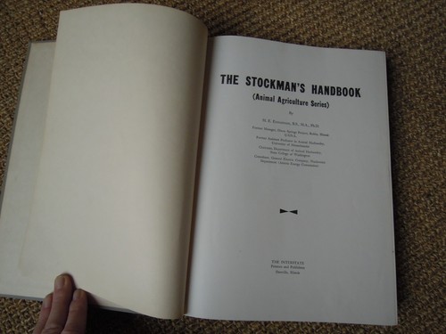The Stockman's Handbook Animal Agriculture Series, Ensminger, 1956 4th (T1218) - Picture 3 of 10