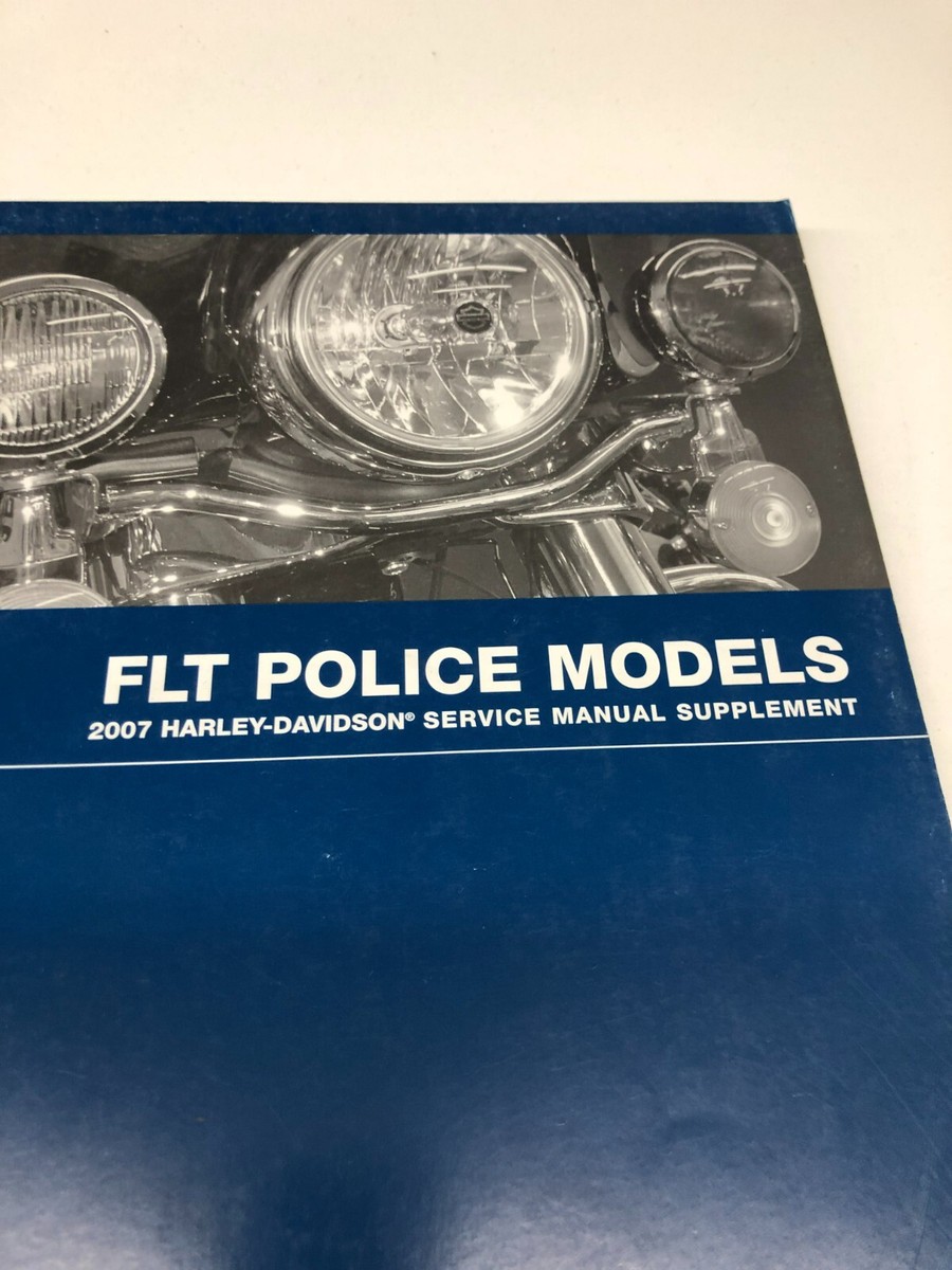 HARLEY-DAVIDSON 2007 FLT Police Service Manual Supplement P