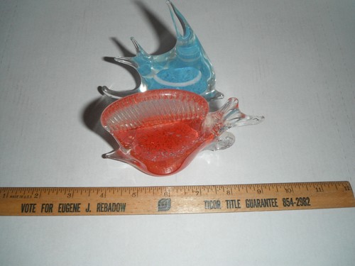 Murano Style Set Of 3 Glass Fish - Picture 6 of 9