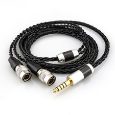 Silver Plated Upgrade Headphone cable for Dan Clark Audio Mr Speaker Ether Alpha