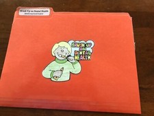 Brush Up on Dental Health  2nd grade file folder game