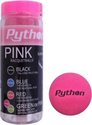 Python (Pink) Racquetballs (Super Fast W/Optimal Visibility)