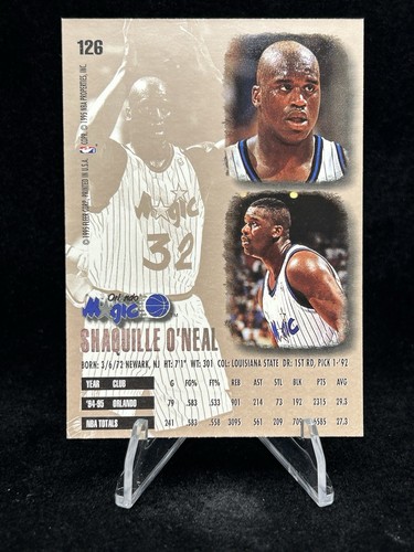 SHAQUILLE O’NEAL 1995-96 Fleer Ultra #126 HOF NBA Magic Heat Lakers 🔥MINT🔥 - Picture 2 of 12