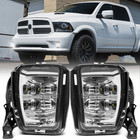 2PCS LED Fog Lights DRL Bumper Lamp For Dodge Ram 1500 2013-2018 Accessories