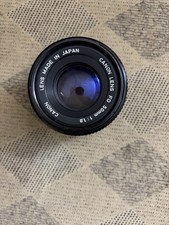 Canon FD 50mm f/1.8 Manual Prime Lens Vintage, Made in Japan, Clean Glass