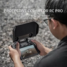 For DJI Mavic 3/Air 2S RC Pro Controller Screen Protector Case with Sun Hood