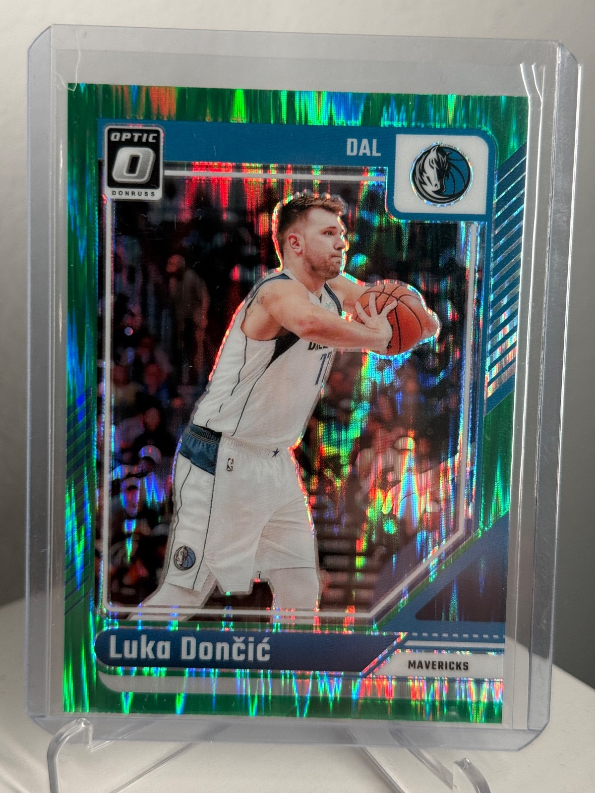 2024-25 Panini Donruss Optic Green Shock #214 Luka Doncic /149