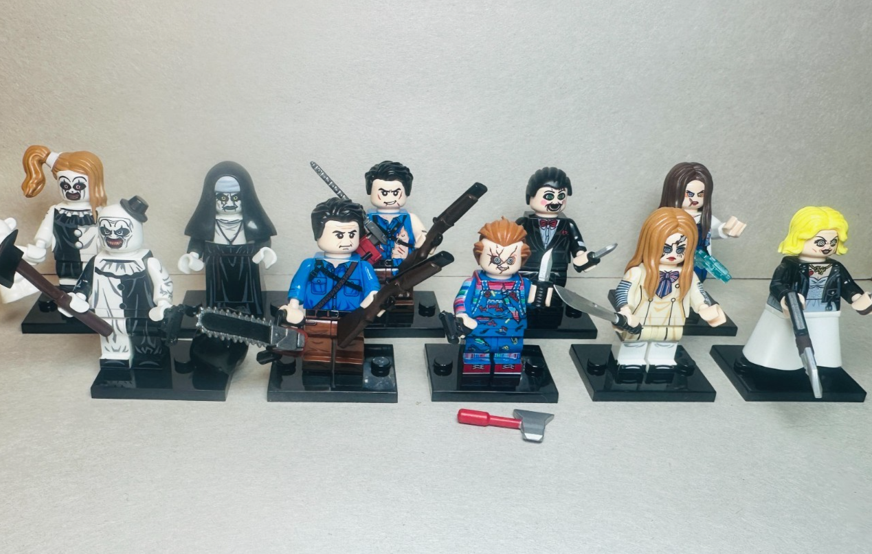 Custom Lego Scary Horror Movie Minifigures 10 Pack