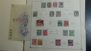 Stampsweis Jamaica collection on Scott and Harris pages est 850 Stamps - '94