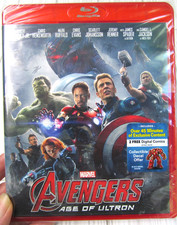 Avengers Age of Ultron Blu-ray 2015 Robert Downey Jr Chris Evens Red Case A3