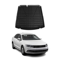 Gummi Kofferraumwanne Laderaumwanne FüR Vw Jetta 2011-2014 Tpe Schwarz