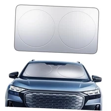  Car Windshield Sun Shade – 4-Layer Reflective 240T Sun & UV Reflective 64"x34"