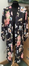 Wallis Floral Sequinned Open Long Wrap Size M BNWT RRP £40.00