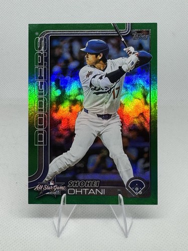 2025 Topps Update Series All-Star Game Shohei Ohtani Green Foil /99 #ASG-1