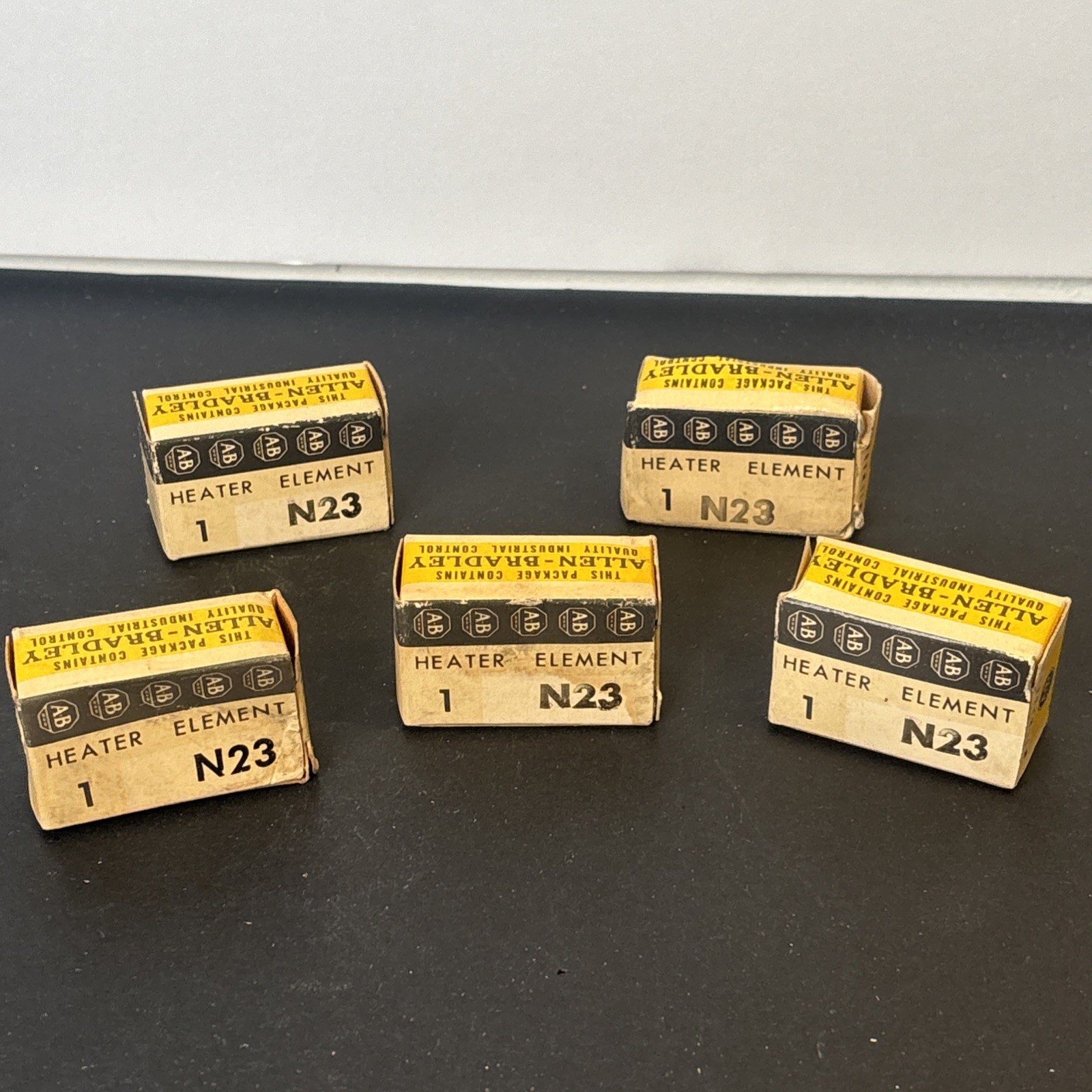 Lot Of 5 Allen Bradley Heater Element N23 NOS A5