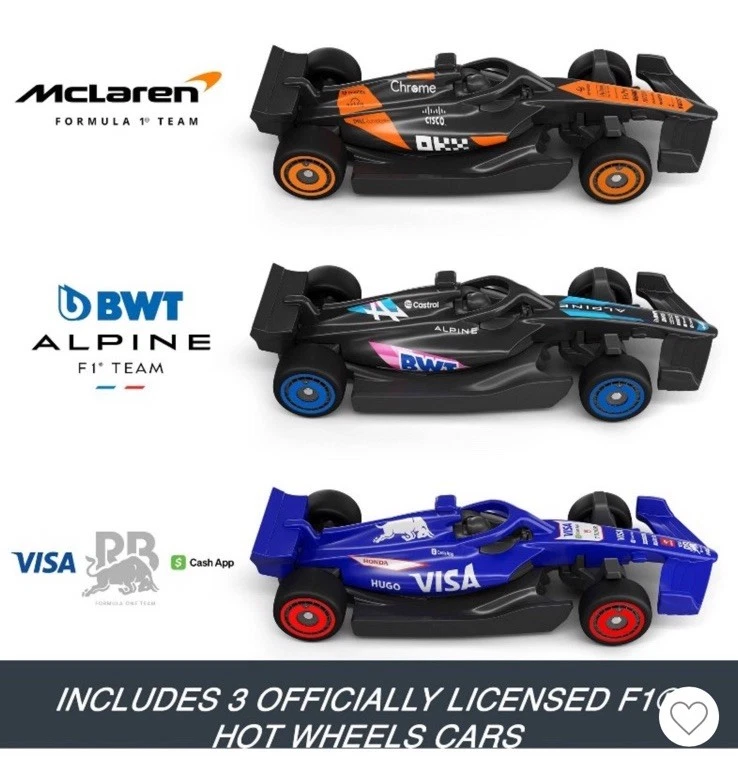 Hot Wheels Fórmula 1 Sprint Race Circuit 2025 y paquete de 5 F1 nuevo en caja Foto 3 de 4