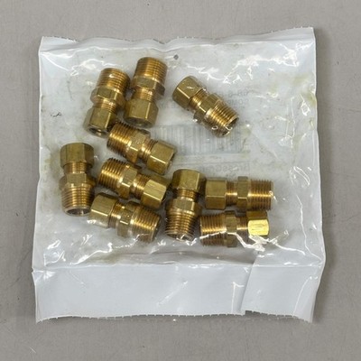 BRASS CRAFT (10 PACK) Compression Male Adapter 3/8''O.D. Tube x 3/8'' MIP 68-6-6X