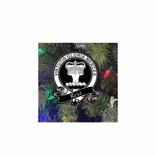 Reid Family Crest Christmas Ornament Laser Engraved Scottish Clan Gift