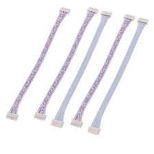 5Pcs Dual End XH2.54 6Pin Female Connector Cable 20cm Length w Pin Header