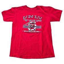 Vintage 1990s UNLV Runnin' Rebels Mascot Graphic T-shirt