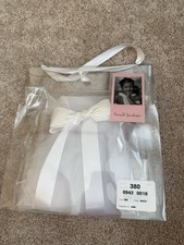 Emerald Gumdrops First Communion Veil With Bow, And White Satin Gloves