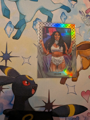 WWE Topps Chrome 2026 Lash Legend Base Diamond Plate Refractor