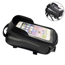 Bike Bag Bicycle Waterproof Bag Phone Holder Front Beam Bag Cellphone Pouch
