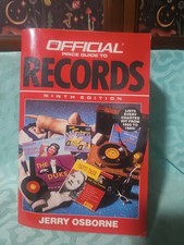 1990 Official Price Guide To Records Book By Jerry Osborne 9th Edition