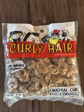 Vintage Synthetic Strawberry Blonde Curly Doll Hair Craft 03-300 NOS K62