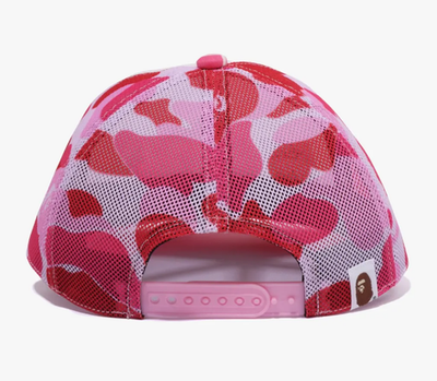 A Bathing Ape ABC Camo Crystal Stone Mesh Cap Unisex Casual