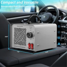 “120,000mg/h Ozone Generator O3 Odor Eliminator for Home & Car”