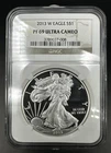 2013-W American Silver Eagle ASE $1 NGC PF69 Proof Ultra Cameo