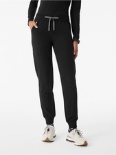 FIGS Zamora Jogger Scrub Pants in Black Size Small