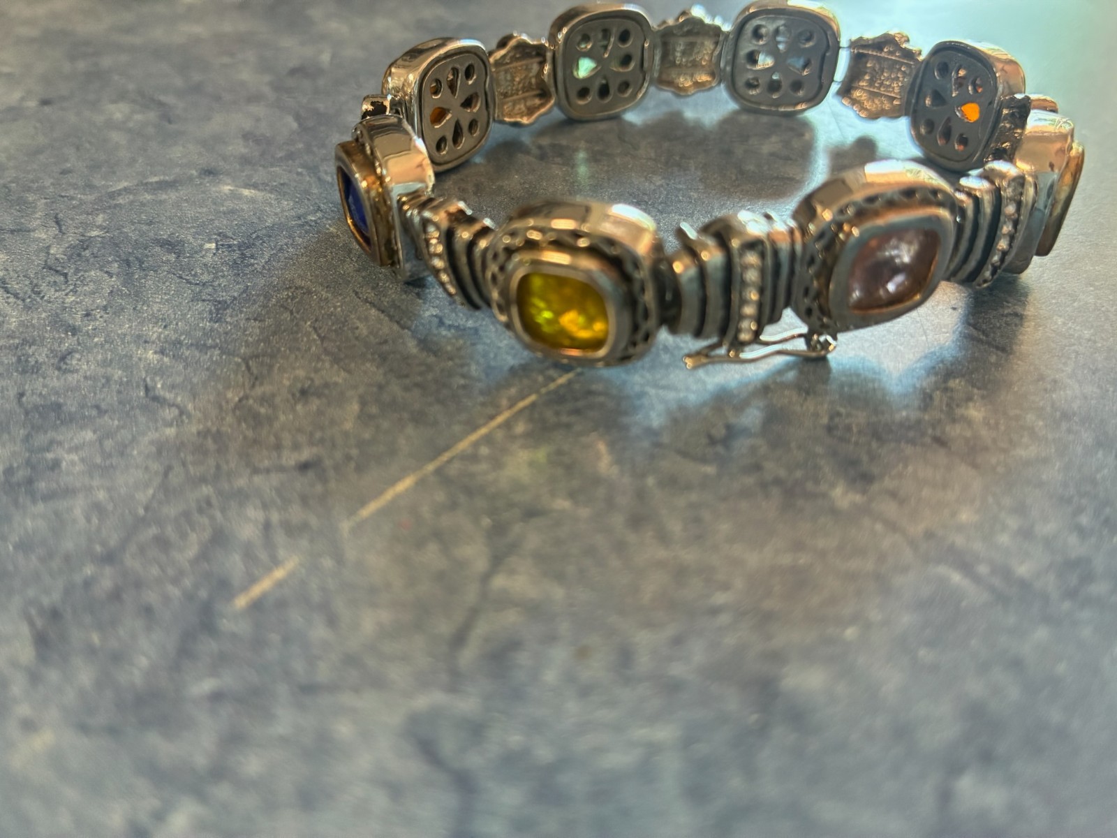 Premier multi colored stone bracelet - image 3