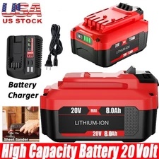 8.0Ah For Craftsman V20 20 Volt MAX Lithium Battery CMCB204 CMCB202 /Charger