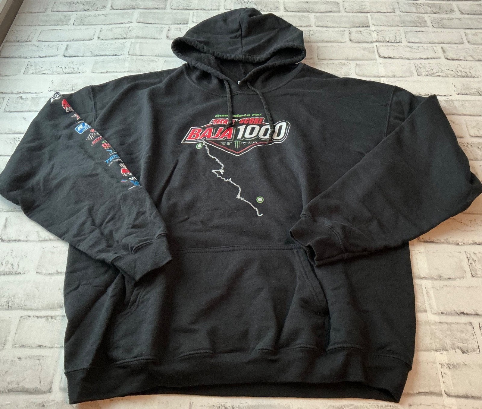 Robby Gordon Monster Energy Dakar Team Hoodie XL TG EG Baja 1000 Rally