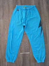 Aviator Nation Blue Lightning Bolt Sweatpants Women's / men's unicex Size Large