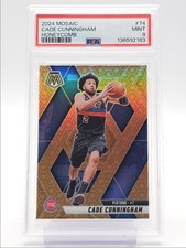 CADE CUNNINGHAM 2024-25 MOSAIC BASKETBALL HONEYCOMB PISTONS PSA 9 Q2477