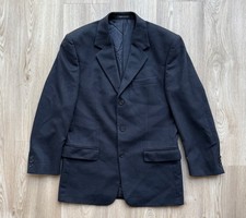 Vintage Pierre Balmain Navy Blue Wool Blazer