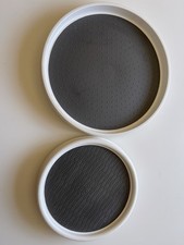 Copco Lazy Susan Turntables Set of 2 - 12 IN. 9 IN. NON-SKID TURNTABLE Grey