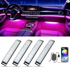 Car LED Lights Interior, RGB Interior Car -USB Port-APP BOX Control