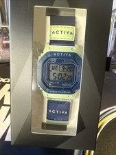 Activa X Invicta Digital Unisex Watch 44.5mm Light Green Blue