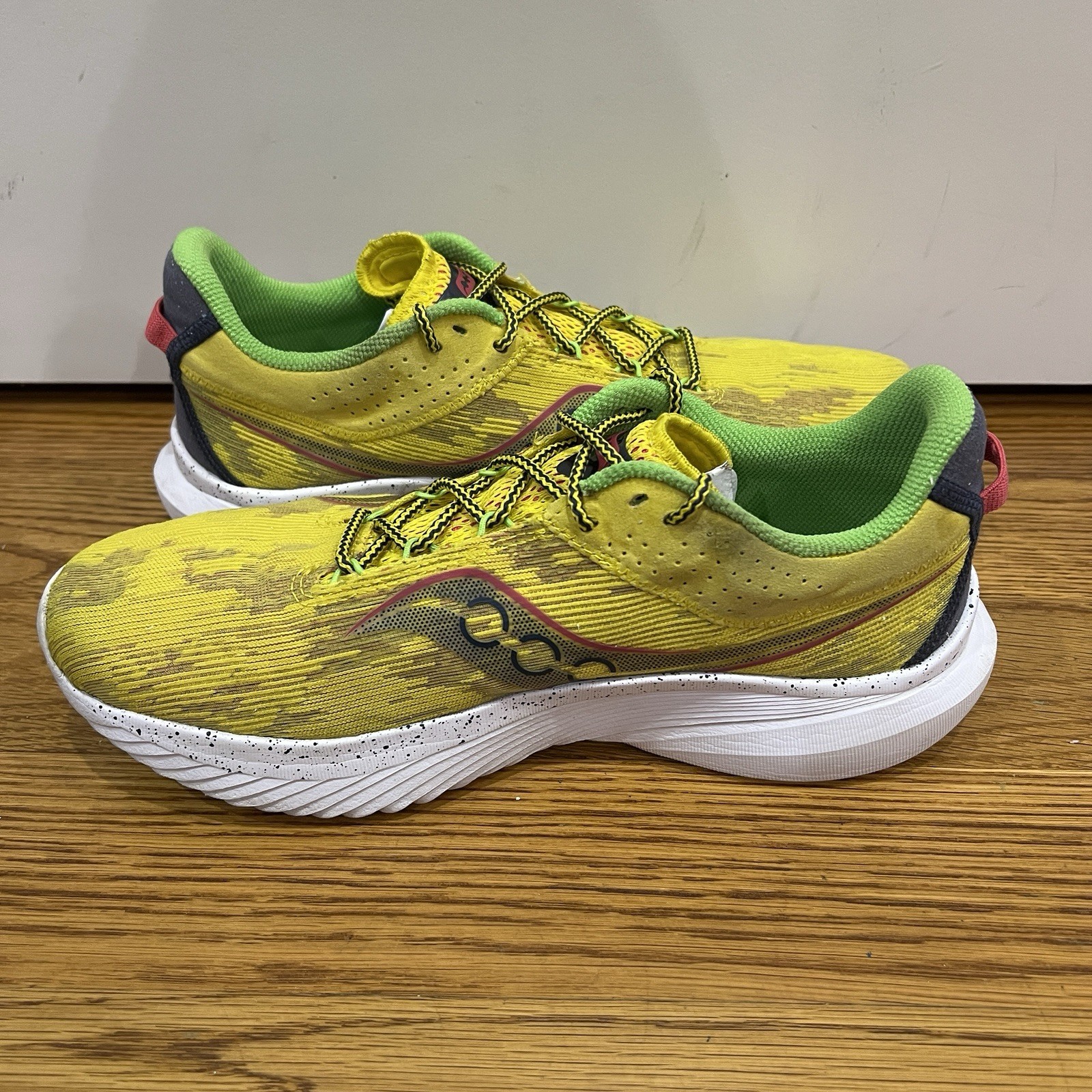 Saucony Men's Kinvara 14 Sneaker Citron Size 10 thumbnail 9