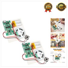 Compact 2PCS Music Voice Recording Chip - Perfect for Creative Holiday Crafts