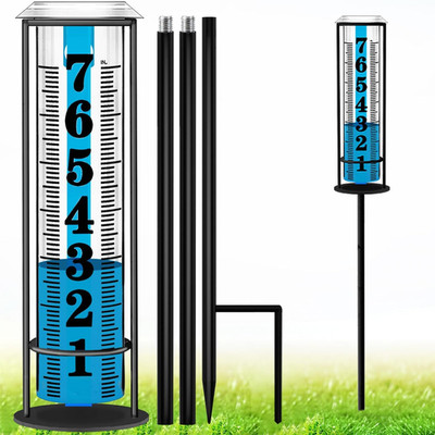 Rain Gauge Outdoor, Freeze Proof Rain Gauges Outdoors Best Rated, Upgraded Accur