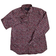 Robert Graham Button Down Shirt Mens XL Multi-Color Floral Tailored Fit L/S