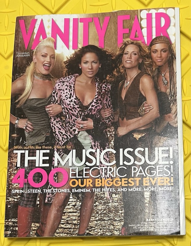 Vanity Fair The Music Issue November 2002 Gwen Stefani Eve J Lo Alicia Keys